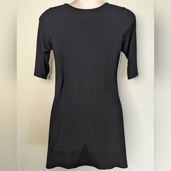Eileen FISHER jersey tunic top dress xs petite pp black - Picture 7 of 15